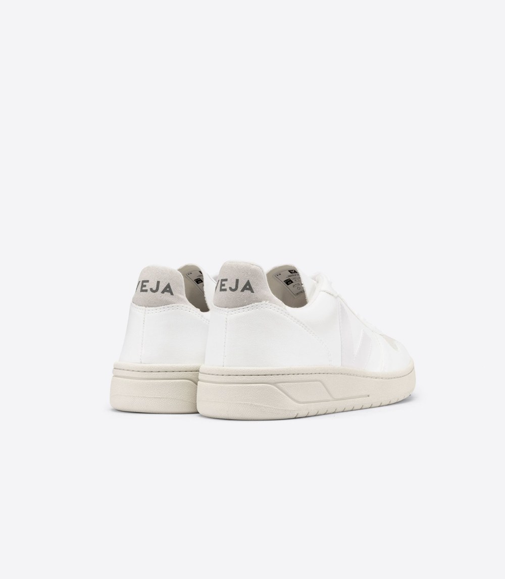 Veja Trainers Mens White - V-10 Cwl - GEIV-50927